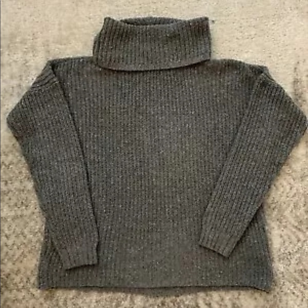 Joie Oversized Grey Cowl Neck Sweater Size XS